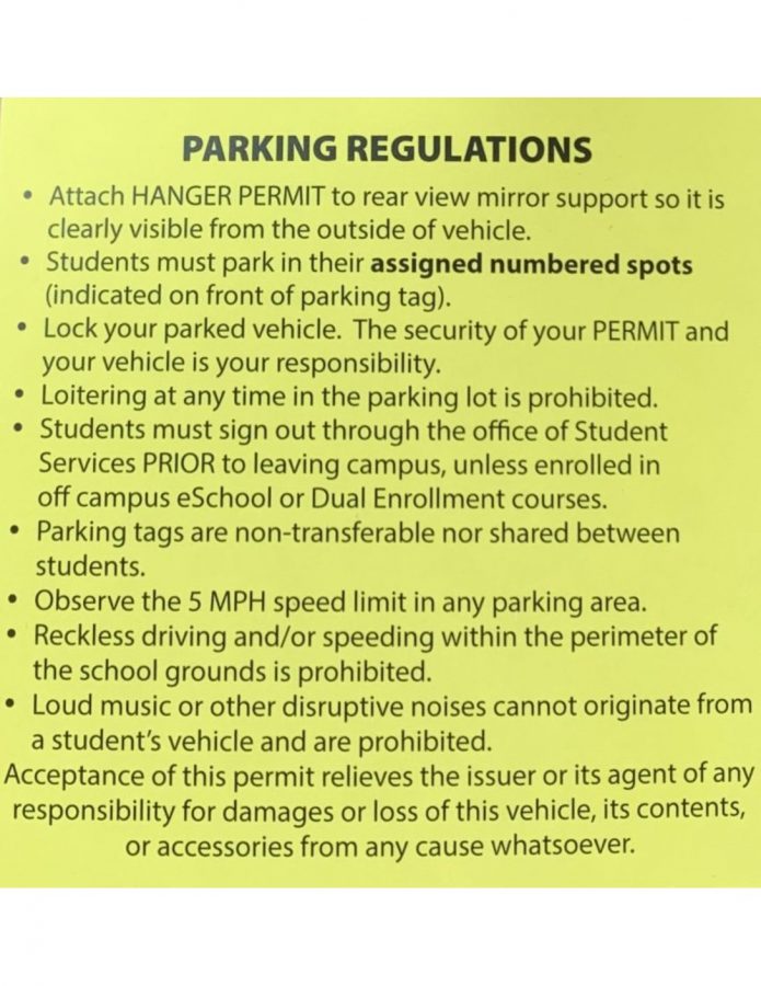 The+staff+implements+specific+safety+regulations+for+on-campus+student+drivers+in+order+to+help+prevent+reckless+driving+in+the+parking+lot.