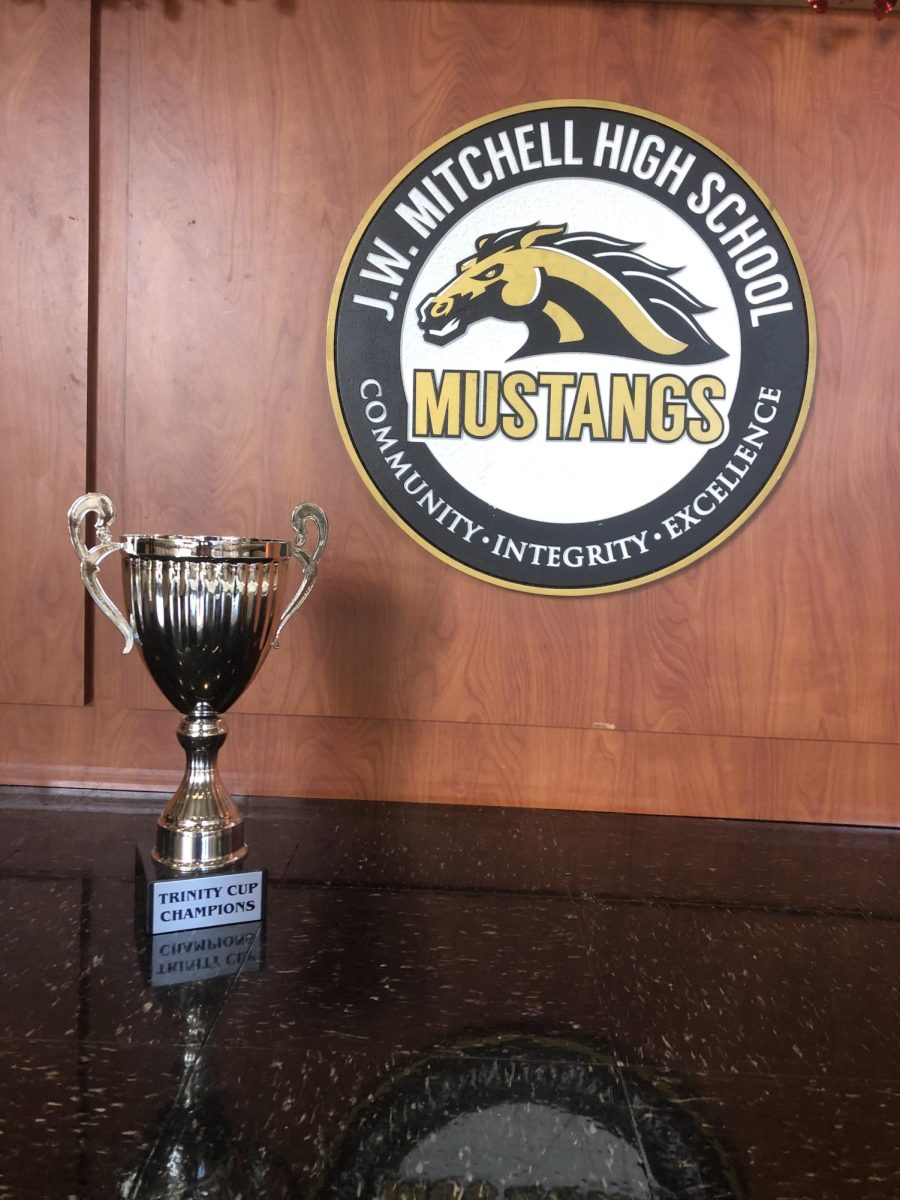 The Trinity Cup was held on Jan. 13, with Mitchell bringing home the win for the first time in three years. The cup currently resides in the main office on campus where students can see it at any time.